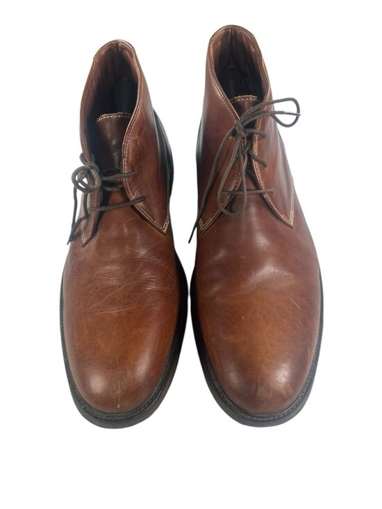 Johnston Murphy Men’s Size 14 M Calder Chukka Desert Boots Brown Leather Crepe main image 8